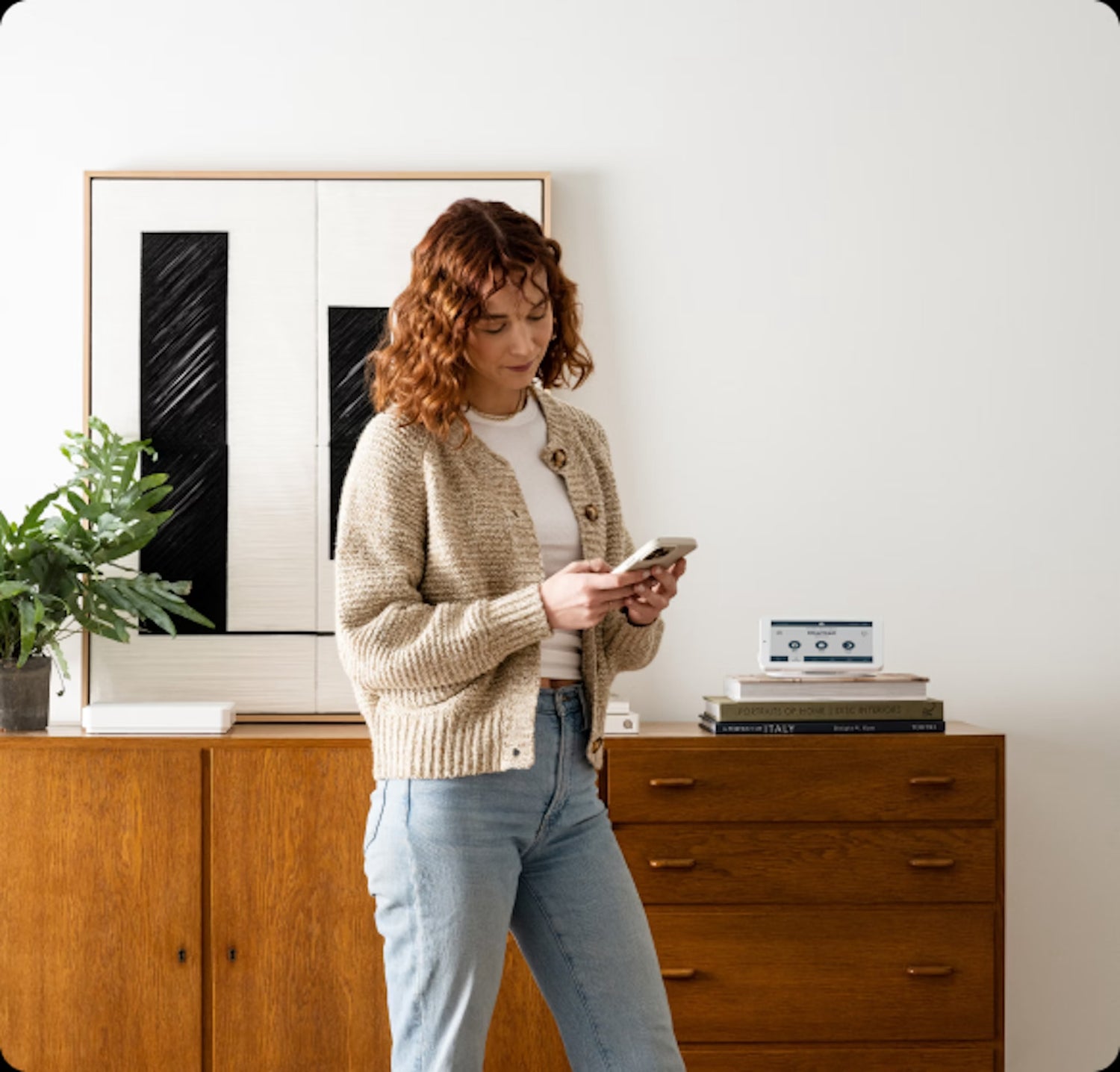 woman-checking-cove-app